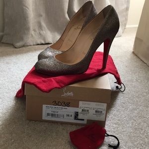 Christian Louboutin Ron Ron 100 multi glitter